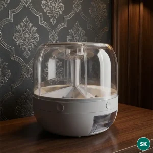 6kg Rotating Grain Dispenser Food Storage Container